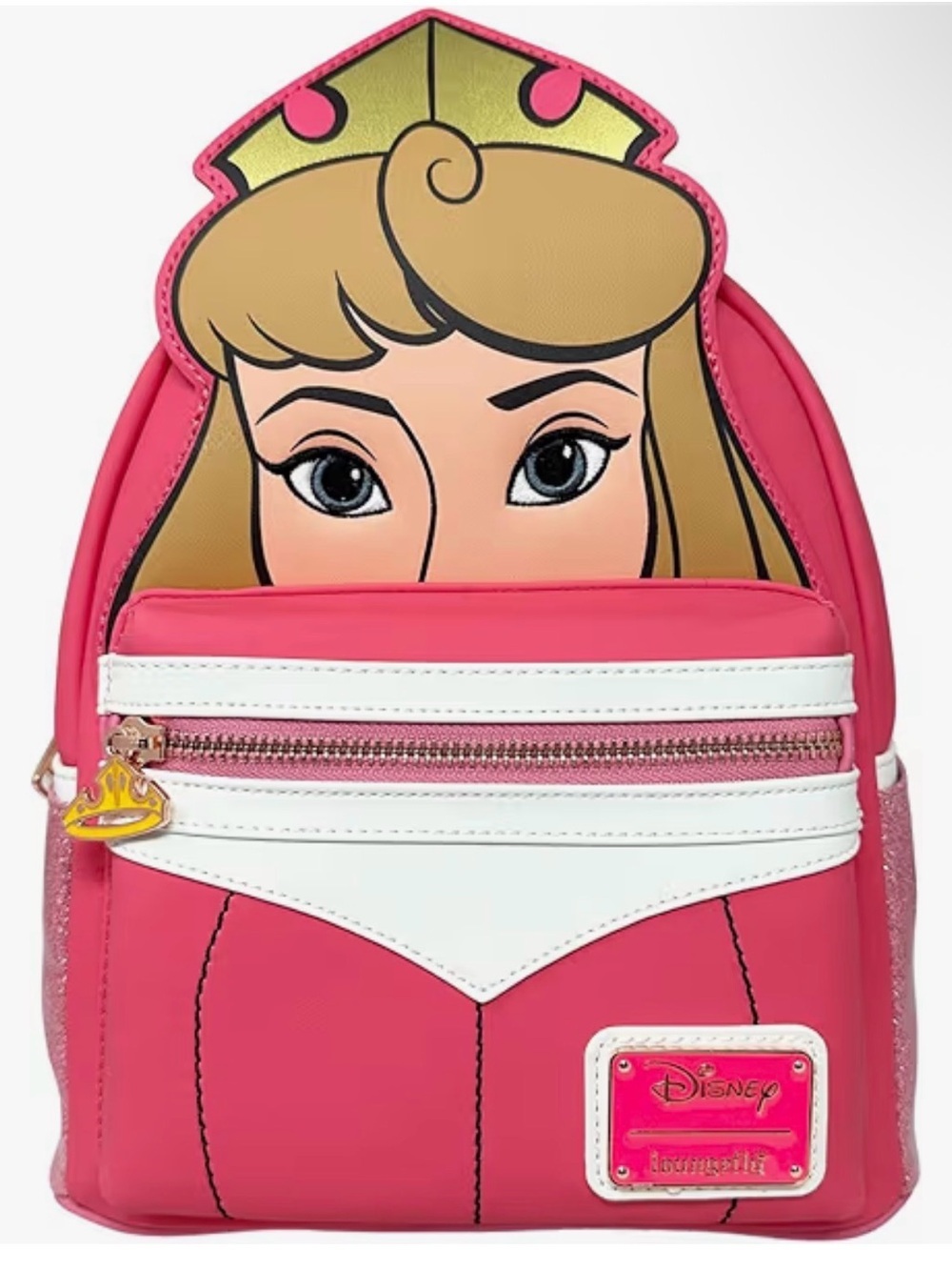 NWT! Disney Loungefly Aurora Princess Mini Backpack - Pink & White